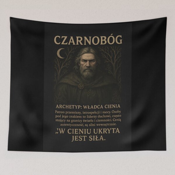 Item preview, Chernobog The Shadow Lord, Slavic Zodiac, description (January 1 - January 22) designed and sold by Myth-LegendArt.