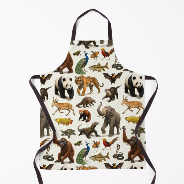 Item preview, Animals of Asia Retro Illustration Chart Scientific Art designed and sold by kakarikihill.