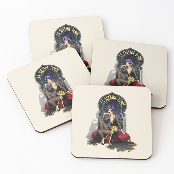 Item preview, After Erté - LA SULTANE NOIRE (The Black Sultana) designed and sold by elektronen.