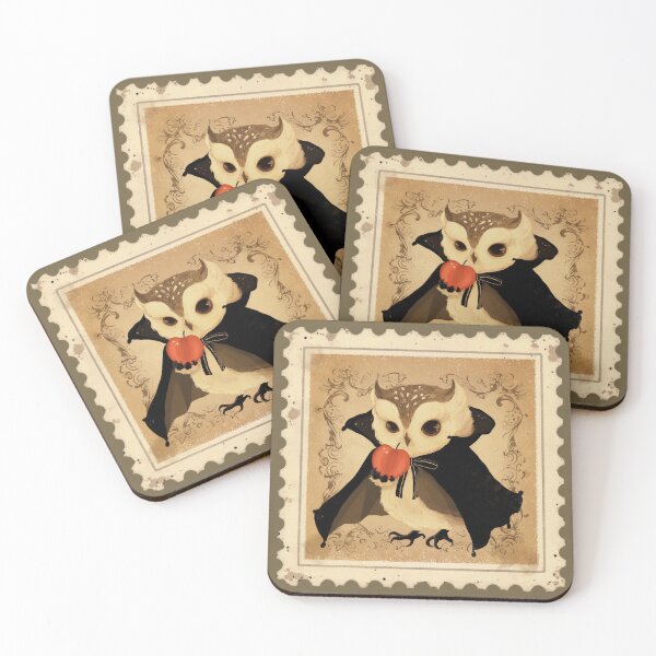 Item preview, Vampire Owl Halloween – Spooky Cute Home Décor & Apparel designed and sold by Compass and a Camera.