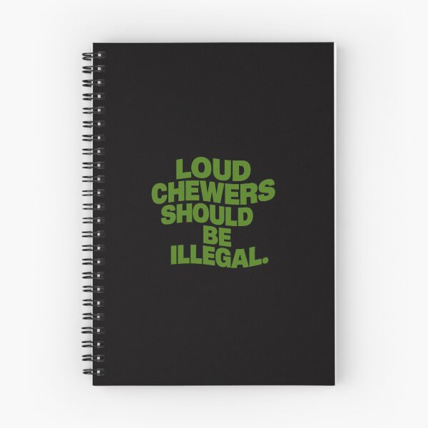 Item preview, Loud Chewers Should Be Illegal – Funny Everyday Rage Tee for Sound Sensitivity Warriors designed and sold by Shut Up and Stick It.