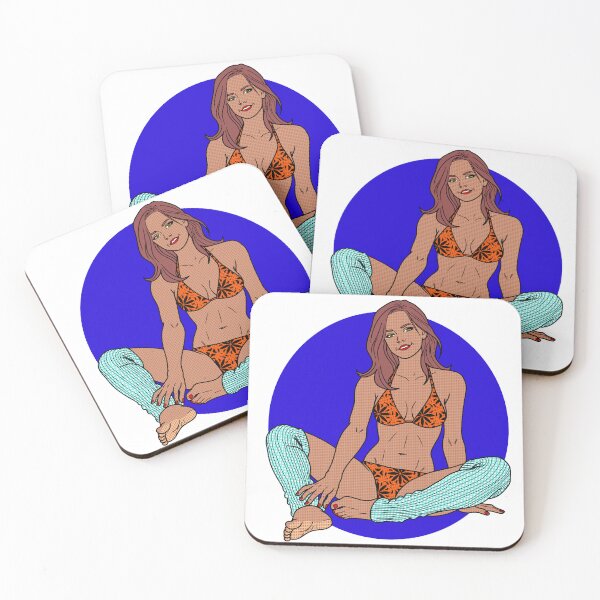 Item preview, Orange Bikini Pinup designed and sold by SolefulStickers.