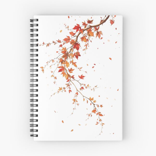 Item preview, Cozy Autumn Bench Under Falling Leaves designed and sold by NiDoya.