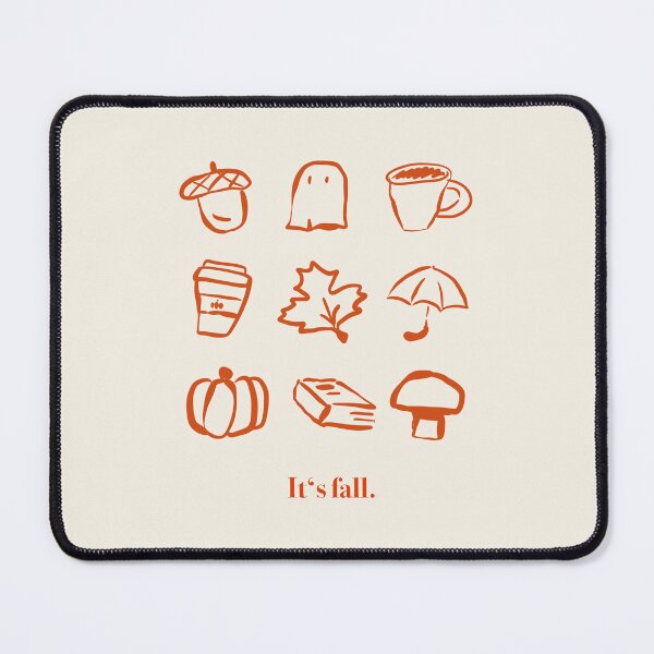 Item preview, It's fall! Cute wonky fall lover pattern designed and sold by loulou-artifex.