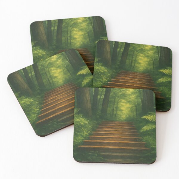 Item preview, Forest Stairs in Summer Light designed and sold by Stillmark Photography and Design.