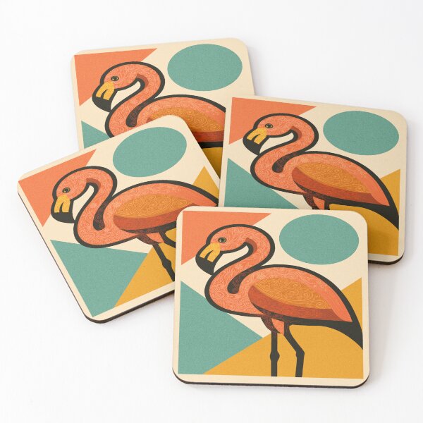 Item preview, Abstract Tribal Flamingo designed and sold by GeoSimon-Designs.