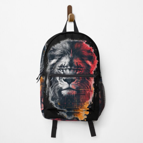 Item preview, 3D Neon Lion Portrait | Fierce Jungle King High-Res 300DPI designed and sold by WHITE FLAME PRINTS.