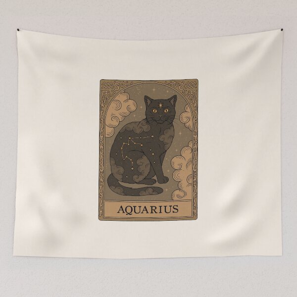 Item preview, Cats Constellations - Aquarius designed and sold by Thiago Corrêa.