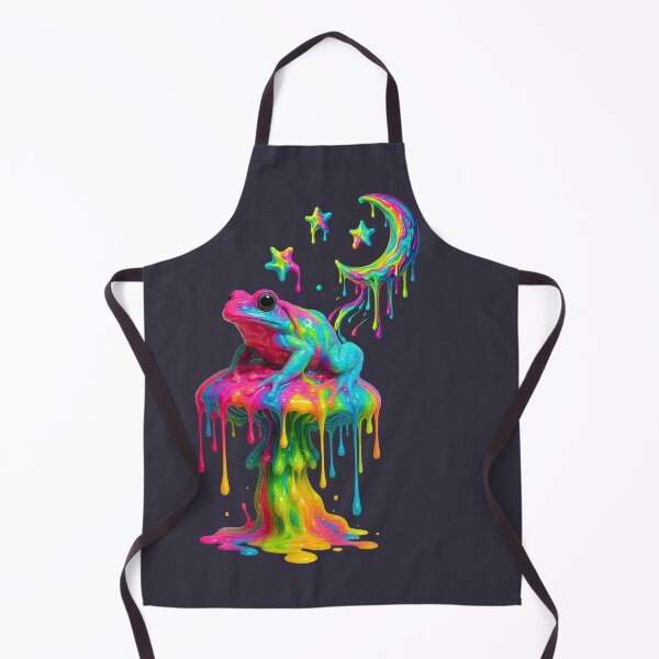 Item preview, Surreal Drippy Frog on a Hallucinogenic Mushroom Trip designed and sold by SHHCreations.
