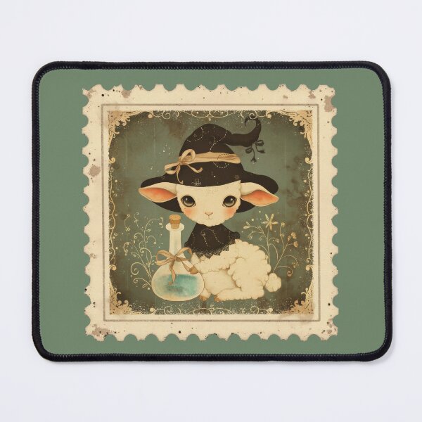 Item preview, Cute Baby Lamb Witch Halloween | Potion Bottle | Home Decor & Apparel designed and sold by Compass and a Camera.