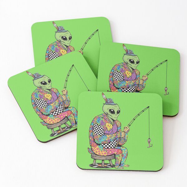 Item preview, Psychedelic Alien Fishing  designed and sold by Too Kool Designing .