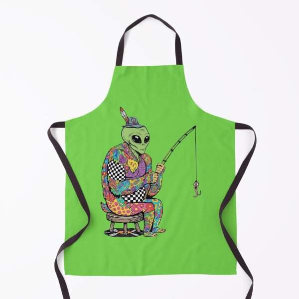Item preview, Psychedelic Alien Fishing designed and sold by Too Kool Designing .