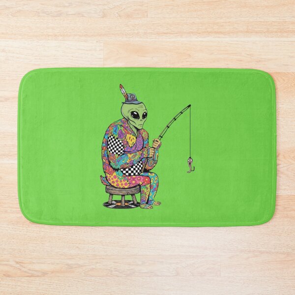 Item preview, Psychedelic Alien Fishing  designed and sold by Too Kool Designing .