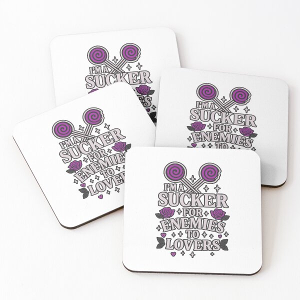 Item preview, I’m a Sucker for Enemies to Lovers | Romance Trope Bookish Design designed and sold by ThePeelAppeal.