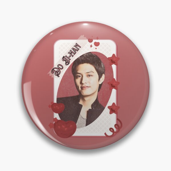 Item preview, Do Ji-han (도지한) Korean Actor Card Red Aesthetic Collage Design designed and sold by AJUNICE STUDIO.