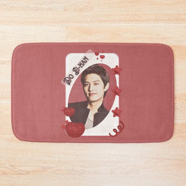 Item preview, Do Ji-han (도지한) Korean Actor Card Red Aesthetic Collage Design designed and sold by AJUNICE STUDIO.