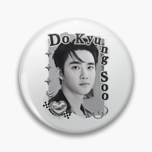 Item preview, Do Kyung-soo (D.O.) Korean Actor Black and White Collage Digital Art Portrait designed and sold by AJUNICE STUDIO.