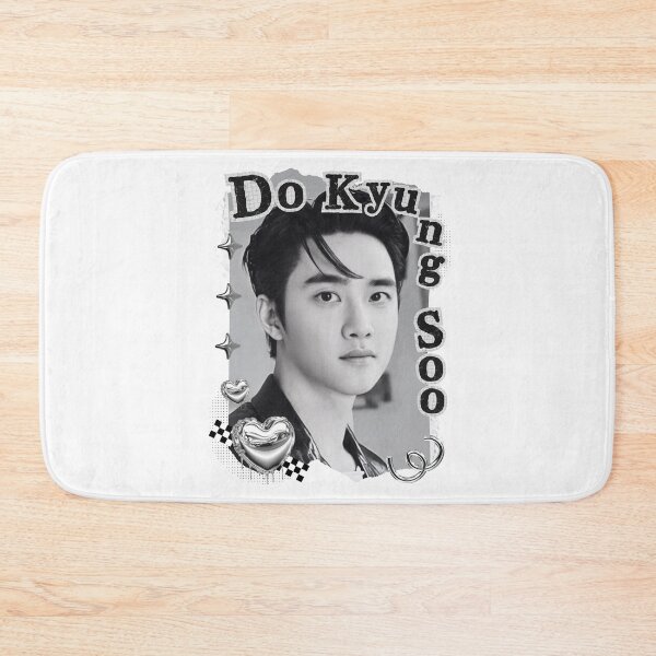 Item preview, Do Kyung-soo (D.O.) Korean Actor Black and White Collage Digital Art Portrait designed and sold by AJUNICE STUDIO.