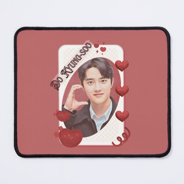 Item preview, Do Kyung-soo (D.O.) Korean Actor Card Red Aesthetic Collage Design designed and sold by AJUNICE STUDIO.