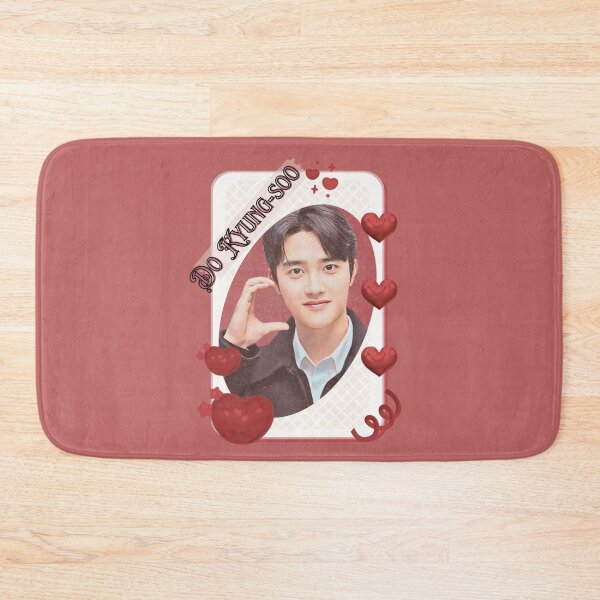 Item preview, Do Kyung-soo (D.O.) Korean Actor Card Red Aesthetic Collage Design designed and sold by AJUNICE STUDIO.