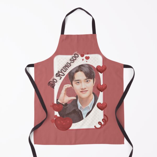 Item preview, Do Kyung-soo (D.O.) Korean Actor Card Red Aesthetic Collage Design designed and sold by AJUNICE STUDIO.