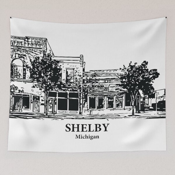 Item preview, Shelby - Michigan designed and sold by Lakeric Cityscapes.