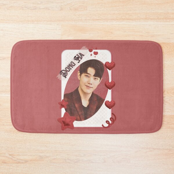 Item preview, Tarjeta roja del actor coreano Dong Ha, diseño de collage estético designed and sold by AJUNICE STUDIO.