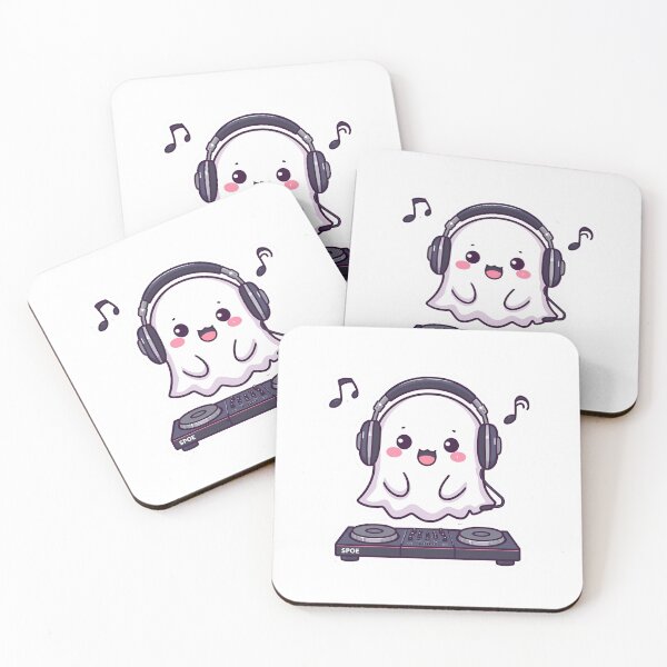 Item preview, DJ Ghost Kawaii – Fantasmita Musical designed and sold by Lixxie29.
