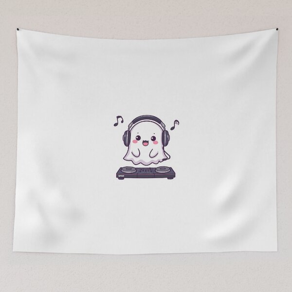 Item preview, DJ Ghost Kawaii – Fantasmita Musical designed and sold by Lixxie29.