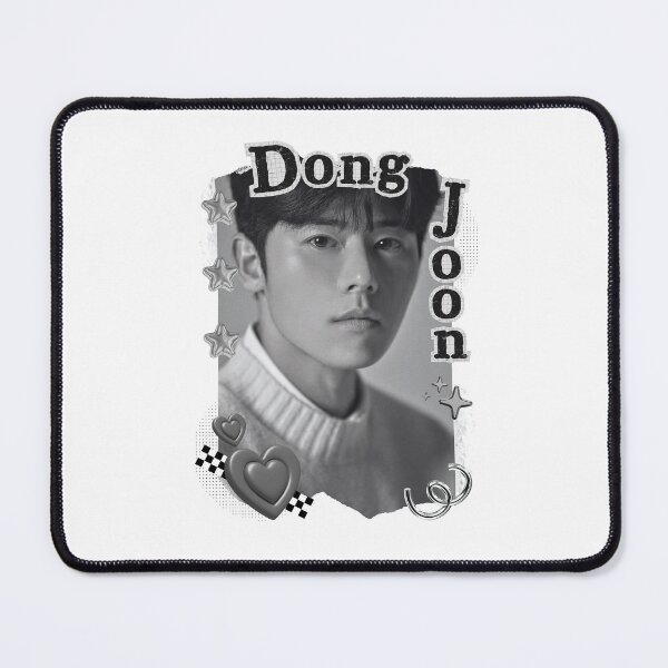 Item preview, Dong Joon Korean Actor Black and White Collage Digital Art Portrait designed and sold by AJUNICE STUDIO.