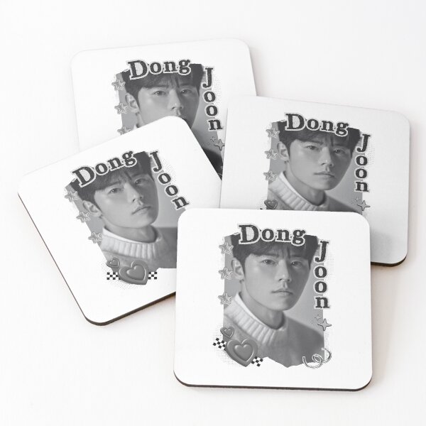 Item preview, Dong Joon Korean Actor Black and White Collage Digital Art Portrait designed and sold by AJUNICE STUDIO.