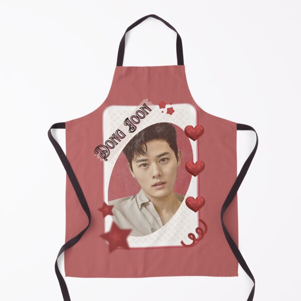 Item preview, Dong Joon Korean Actor Card Red Aesthetic Collage Design designed and sold by AJUNICE STUDIO.