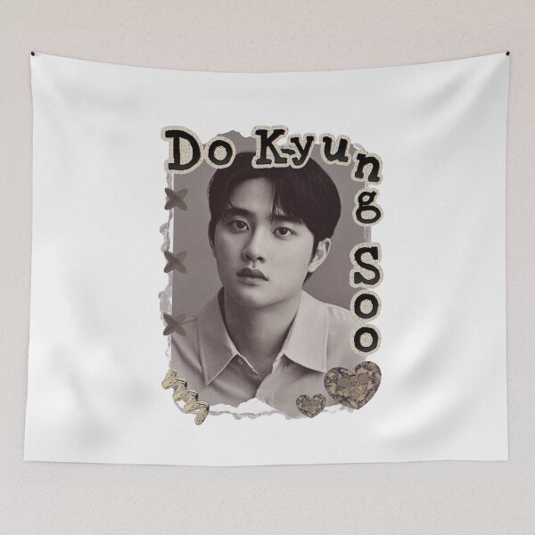 Item preview, Do Kyung-soo (D.O.) Korean Actor Scrapbook Collage Cozy Y2K Vintage Design designed and sold by HELL0WBELLO.