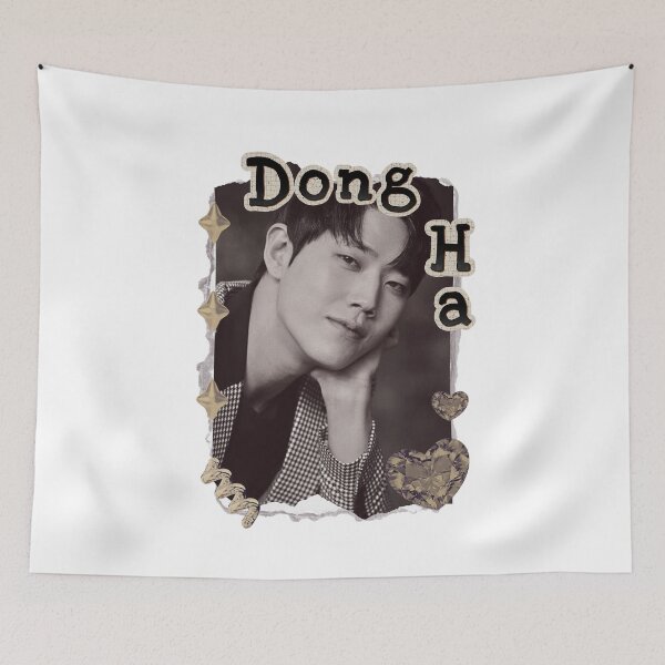 Item preview, Dong Ha Korean Actor Scrapbook Collage Cozy Y2K Vintage Design designed and sold by HELL0WBELLO.