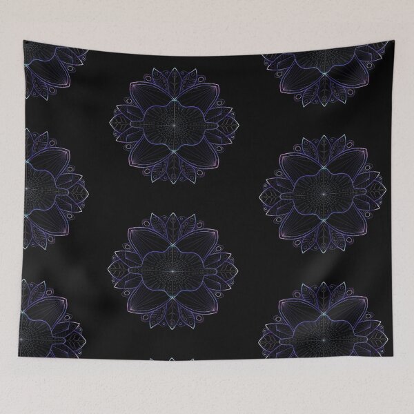 Item preview, Blue nocturne mandala designed and sold by R-LeeArtist.
