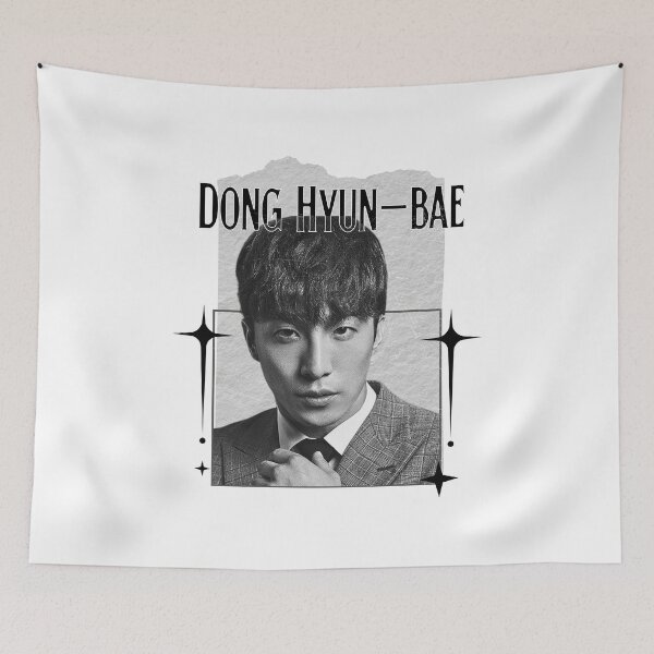 Item preview, Dong Hyun-bae Korean Actor Scrapbook Collage Cozy Y2K Vintage Design designed and sold by HELL0WBELLO.