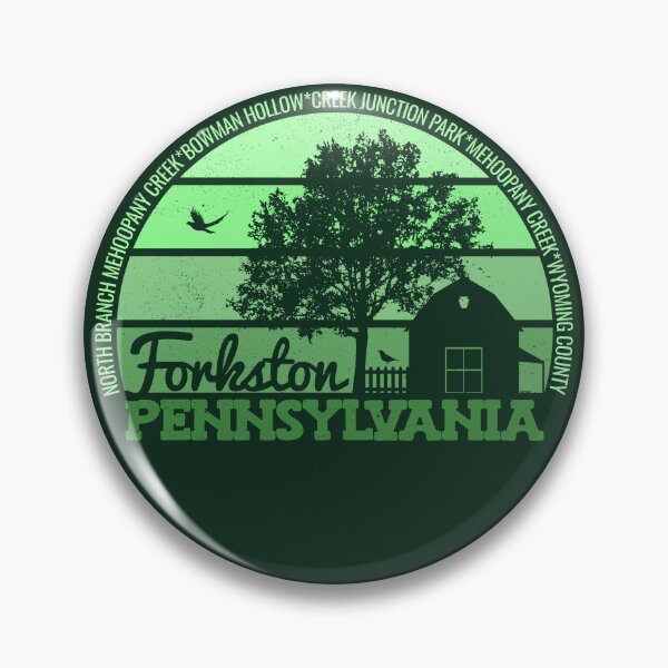 Item preview, Forkston Pennsylvania Sunset Retro Vintage Local Pride Logo designed and sold by CRHPOD20.