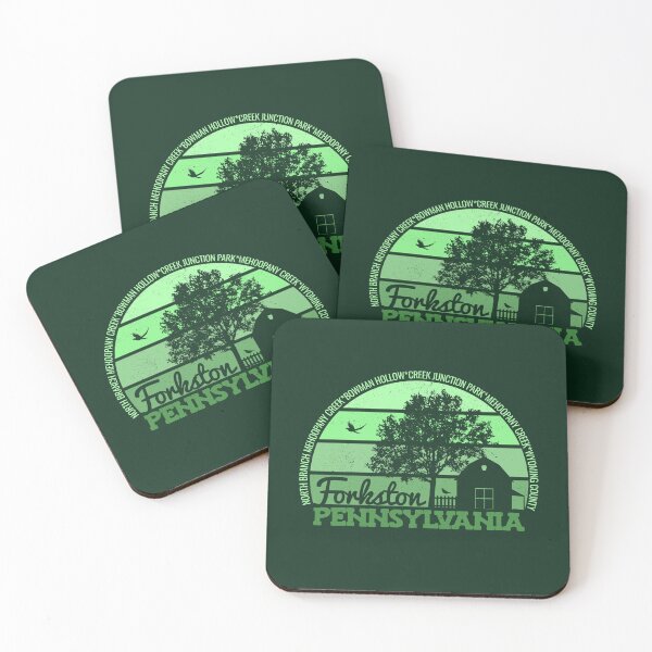 Item preview, Forkston Pennsylvania Sunset Retro Vintage Local Pride Logo designed and sold by CRHPOD20.