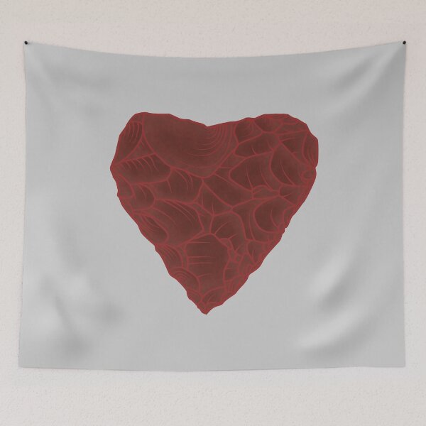 Item preview, Stone Age Heart [Radiolarite] designed and sold by jorellaf.