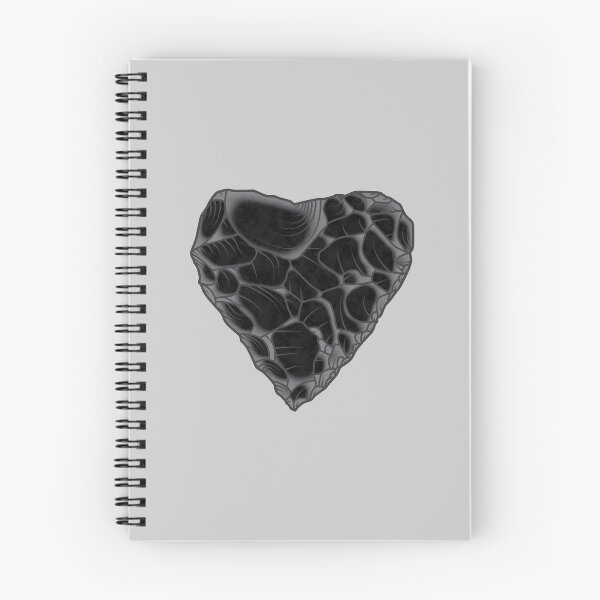 Item preview, Stone Age Heart [Obsidian] designed and sold by jorellaf.