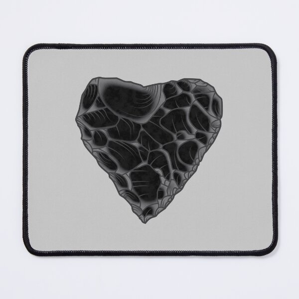Item preview, Stone Age Heart [Obsidian] designed and sold by jorellaf.