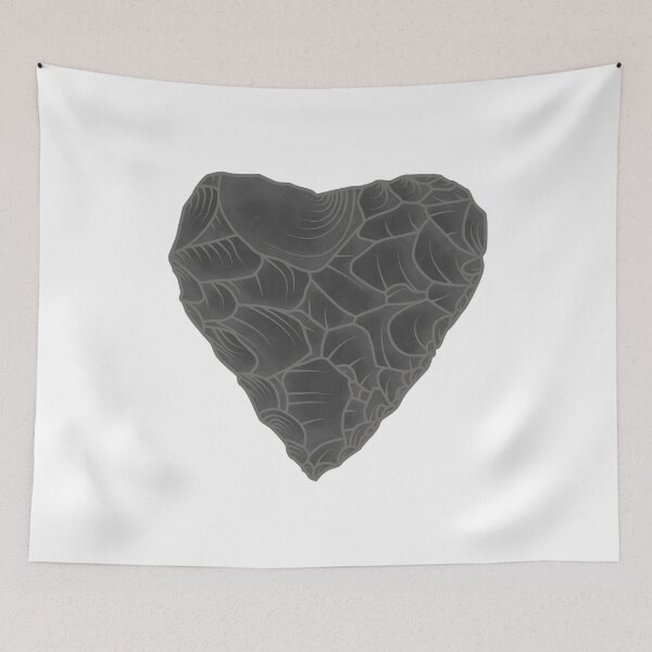 Item preview, Stone Age Heart [Flint] designed and sold by jorellaf.