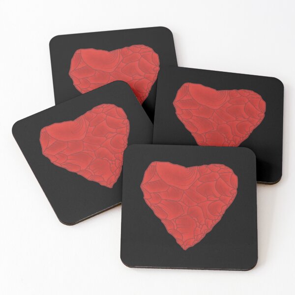 Item preview, Stone Age Heart [Plain Red] designed and sold by jorellaf.