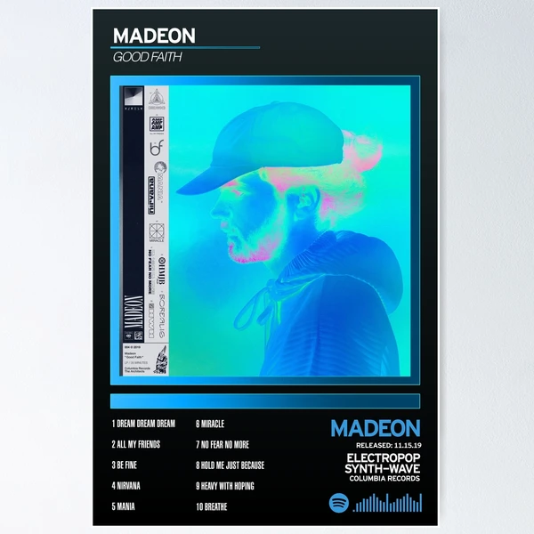 Madeon Good Faith Album Poster Print