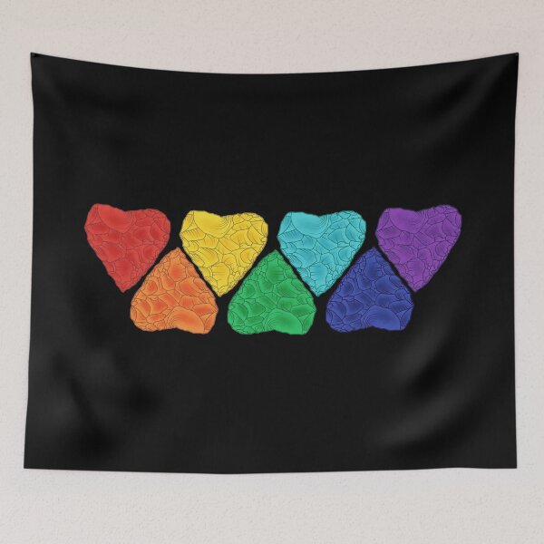 Item preview, [Rainbow] Stone Age Hearts designed and sold by jorellaf.