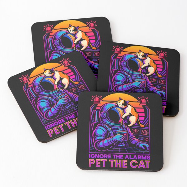 Item preview, ignore the alarms pet the cat  designed and sold by catastrocat.
