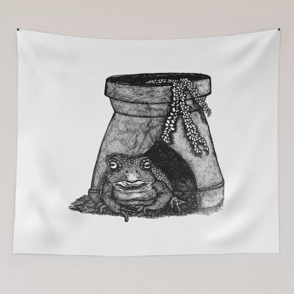 Item preview, The Toad Abides designed and sold by Felt Cute Handcrafts.