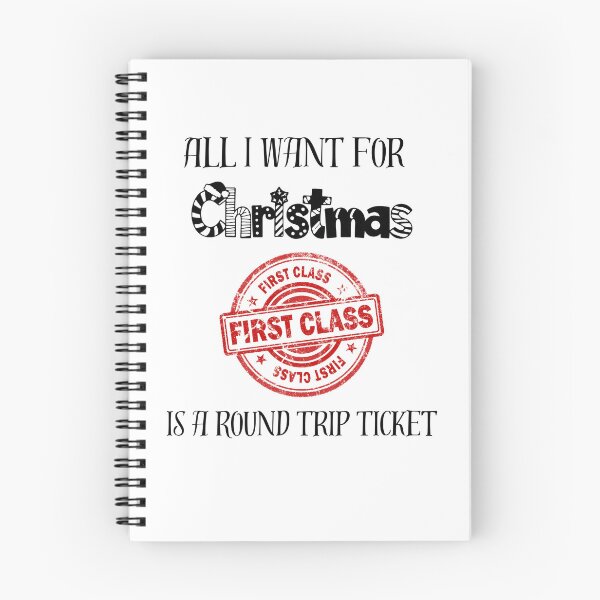 Item preview, All I Want For Christmas is a Round Trip Ticket designed and sold by Foxy Candy.