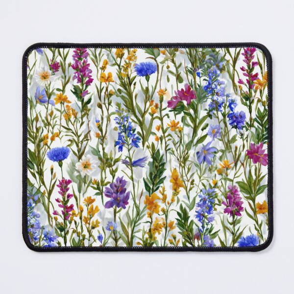 Item preview, Daisies Bluebells Wildflowers Botanical Floral Garden designed and sold by scicilysimonee.