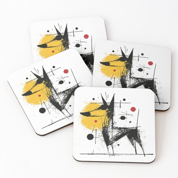 Item preview, Geometric Abstract Dog Illustration designed and sold by Dusk Atelier.